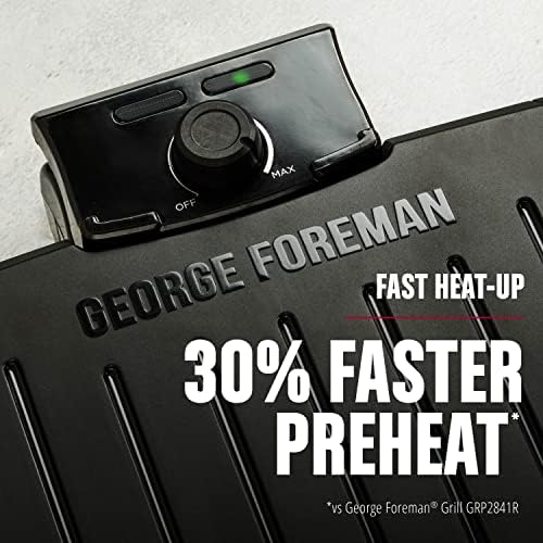 GEORGE FOREMAN® Contact Submersible™ Grill, 5-Serving Grill - Adjustable Temperature Control, Black Plates, Wash the entire grill - Image 4