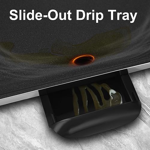 AEWHALE 35" Electric Nonstick Extra Large Griddle,2000W Teppanyaki Grill - Image 7