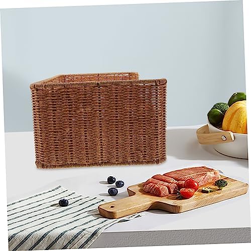Rattan Woven Basket Decorative Storage Organizer Bin for Fruits - Image 7
