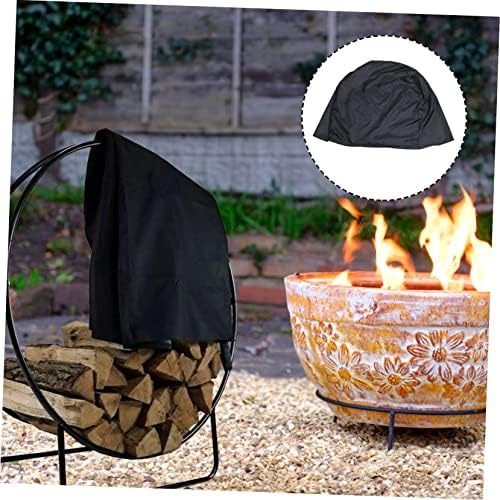 Oxford Cloth Firewood Cover with Heavy Duty Straps - Image 5