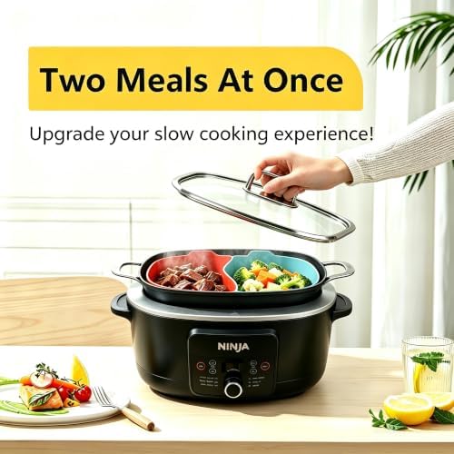 Magikichen Silicone Liners for Ninja 8.5 Quart, Compatible with MC1001, MC1000 MC1010, MC2001, Accessories for Ninja, 8.5 Reusable silicone Divider Insert,BPA-Free, Dishwasher Safe - Image 4