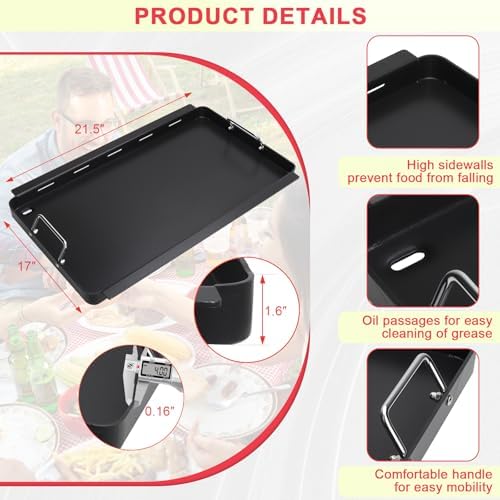 Full Size Griddle Insert for Charbroil Commercial TUR-Infrared Gas Grills - Image 5
