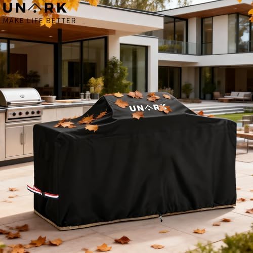 110 Inch Extra Large Grill Cover Kitchen Island Cover Large Island Grill Cover for Outdoor Grill Outdoor Kitchen Cover Heavy Duty Waterproof 110" L x 44" W x 48" H, Black - Image 6
