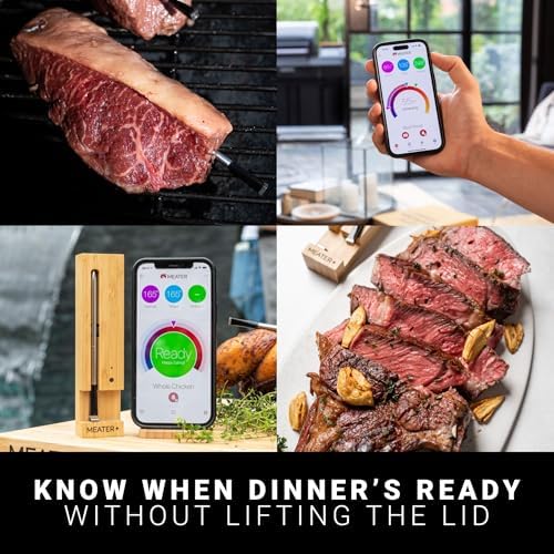 MEATER Plus Thermometer, Brown Sugar, King of the Grill, Bluetooth, 165ft - Image 4
