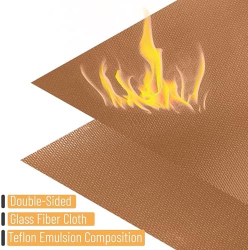 UNCO- Copper Grill Mats for Outdoor Grill, 13" x 15.8", 6 Pack, Nonstick Reusable Grilling Mats for Outdoor Grill, BPA and PFOA Free with PTFE-Fiberglass Coating - Image 3
