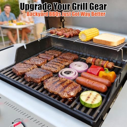 QuliMetal 17.5 Inch Grill Grates for Weber Spirit 200 Series Front Control - Image 6