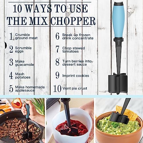 2 Pack Meat Chopper Ground Beef Masher Tool for Hamburger - Image 2