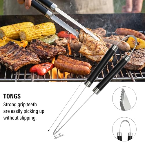 Grill Set, Grill Tools for Outdoor Grill Utensils Set BBQ Accessories - Image 5