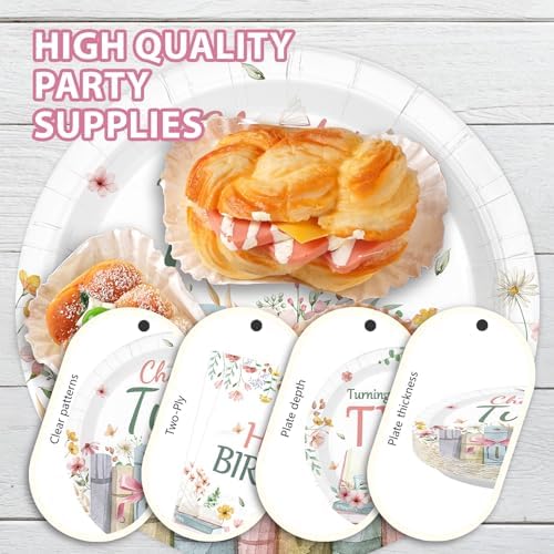 96 Pcs Storybook 2nd Birthday Party Decorations for Girls Serves 24 - Image 6