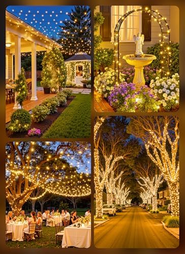 Brightown Solar String Lights Outdoor Waterproof, 40FT 100 LED - Image 6
