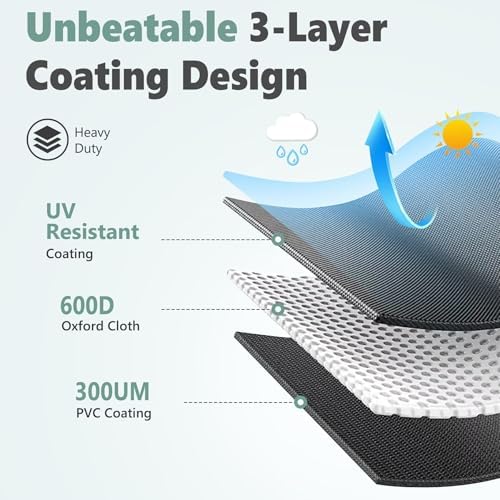 Grill Cover 82 Inch - Extra Large Gas BBQ Cover for Outdoor Grill - 600D Outside Barbecue Covers Waterproof Heavy Duty for Weber, Dyna-glo, Char-Broil, Nexgrill, Brinkmann, Monument and More - Image 7