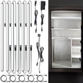 JUSJUBR Gun Safe Light Kit - Door Activated Safe Lights, 6 PCS x 12 Inch Slim LED Light Bars for Inside Cabinets, Closets, Pantries, Cold White 6000K by Jusjubr