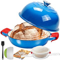 GGC 6QT Sourdough Dutch Oven Kit, 7-Piece Enameled Cast Iron Bread Oven by GGCProducts