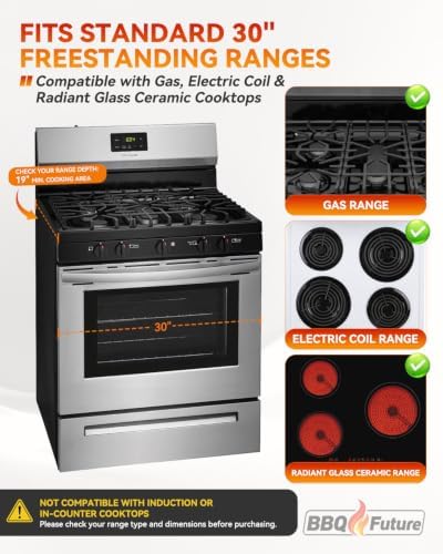 Flat Top Griddle for Standard 30-Inch Ranges,Turn Your Stove Into a Griddle - Image 3
