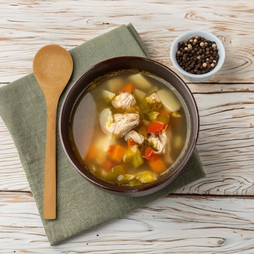 BambooMN 8" Reusable Bamboo Soup Spoon - 100 Units - Image 7