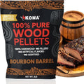 Kona Bourbon Barrel Blend Smoker Pellets, Intended for Ninja Woodfire Outdoor Grill, 8 lb Resealable Bag by Kona