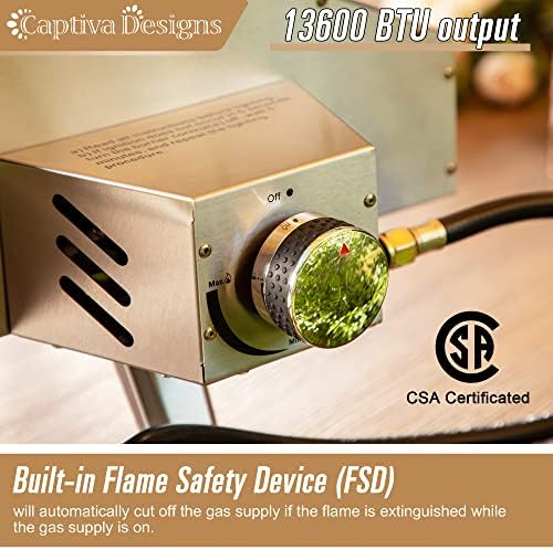 Captiva Designs Portable Outdoor Pizza Oven, Gas Pizza Oven for 13" Pizza - Image 3