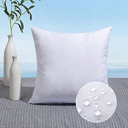 MIULEE 22x22 Inch Outdoor Pillow Insert Throw Pillow Insert by MIULEE