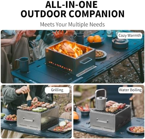 Naturehike 2-in-1 Stove & Grill, Foldable, IGT Table Compatible - Image 7