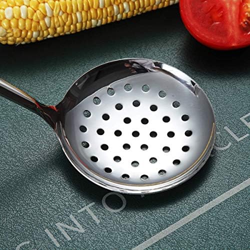 Stainless Steel Skimmer, Berglander Metal Strainer, Kitchen Cooking Skimmers For Non-Stick Cookware, Non-Stick And Heat Resistant, Dishwasher Safe, Easy to Clean - Image 5