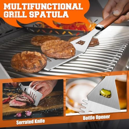 PURPLEBIRD 31PCS Grill Set for Outdoor Grill - Grilling Gift for Men & Dad - Image 2