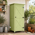 4x2 FT Wooden Outdoor Storage Cabinet by Unknown