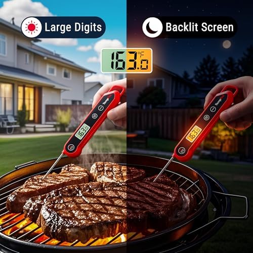 TempPro TempSwift 1 Sec Meat Thermometer Digital for Kitchen Cooking Food - Image 4