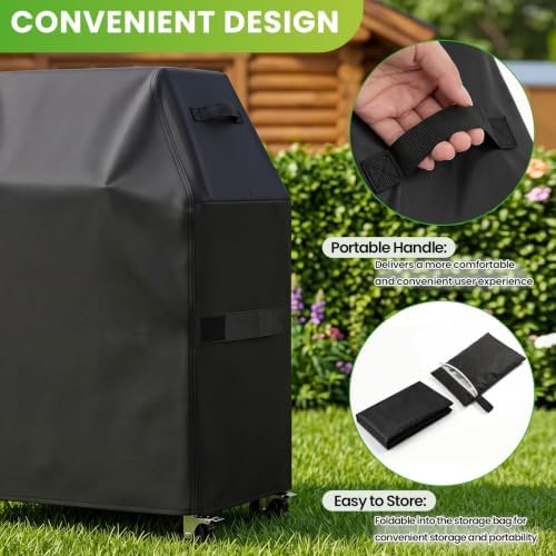 Grill Cover for Outdoor Grill, 40 inch Grill Covers Heavy Duty Waterproof - Image 6
