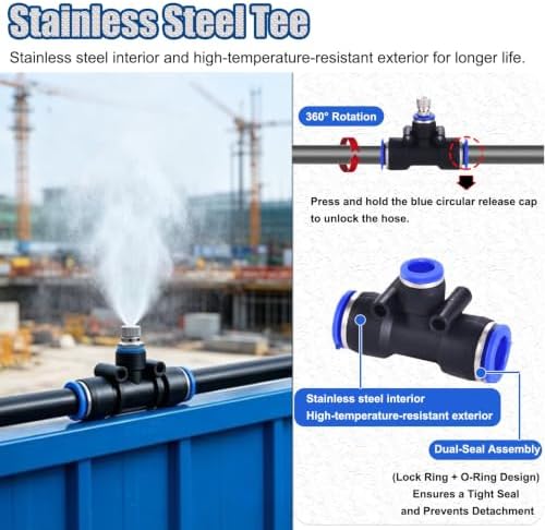 Portable Outdoor Misting System for Patio/Construction Fence - Image 4