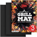 Kaluns Grill Mats For Outdoor Grill, Non Stick Grill Mat Reusable Mats for Gas, Charcoal, Electric Grills Set of 3 PTFE Teflon Barbeque Accessories - 16 x13 Inch by Kaluns%C2%AE