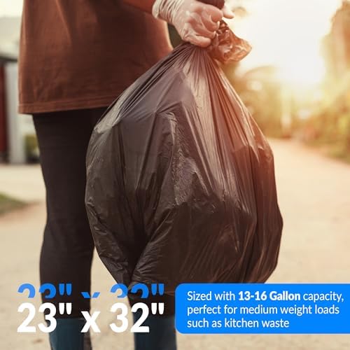 Reli. 13 Gallon Trash Bags | 1000 Bags | Black - Image 4