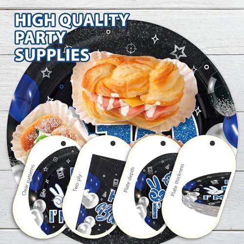 96 Pcs Bruh 10th Birthday Decorations for Boys for Boys Serves 24 - Image 6