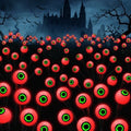 Halloween Decorations Outdoor, 6Pack 48 LEDs Solar Eyeball Lights by Cnuoky