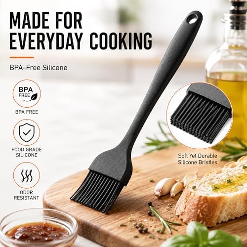 Silicone Basting Pastry Brush for Baking Bbq Spread Oil Butter - Image 7
