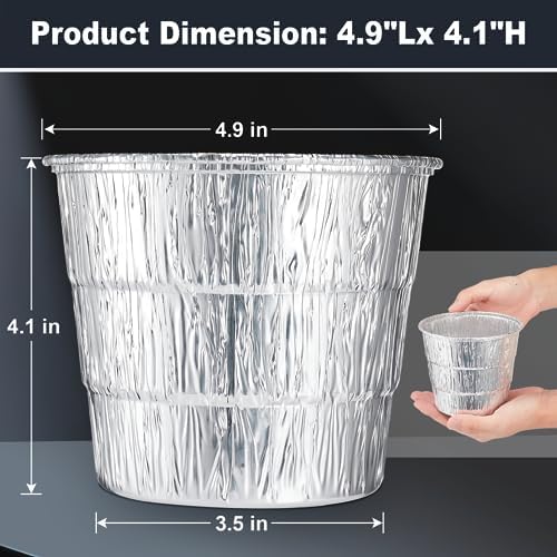 30 Pack BAC407 Grease Bucket Liner with HDW152 Grease Bucket for Traeger Grills,Drip Liner Drip Pan for Traeger Pro Series 575/780, 20/22/34, Ironwood 650/885 Grills,Pit Boss Pellet Grill Smoker - Image 3