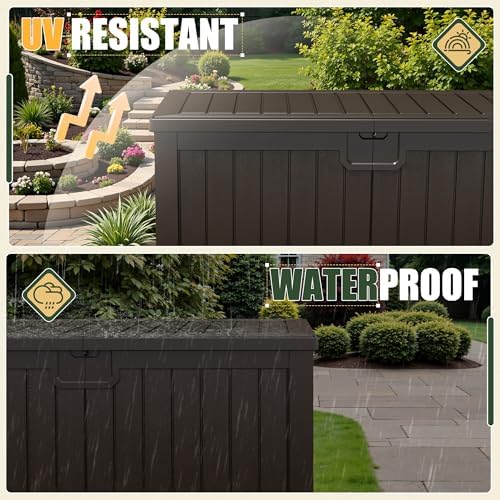 JUMMICO HDPE 250 Gallon Deck Box Double-Wall with Divider - Image 4