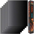 LOOCH Copper Grill Mat Set of 5 Non-Stick BBQ Mats Reusable Easy Clean by LOOCH