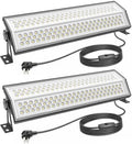 LED Shop Lights, 125W 17500LM Double-Sided Linkable Garage Lighting 2 Pack by Unknown