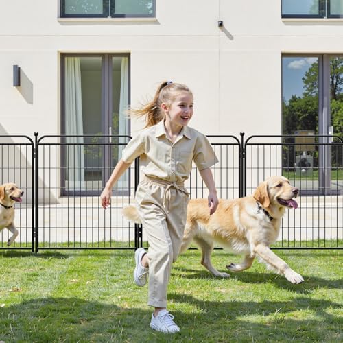 Gardner Pet Dog Playpens, 24" H 16 Panels Dog Pen Outdoor/Indoor Dog Fence Exercise Pen for Small Dogs, Foldable Pet Play Yard Gate with Gravity Automatic Lock, Pet Playpen, Black - Image 7