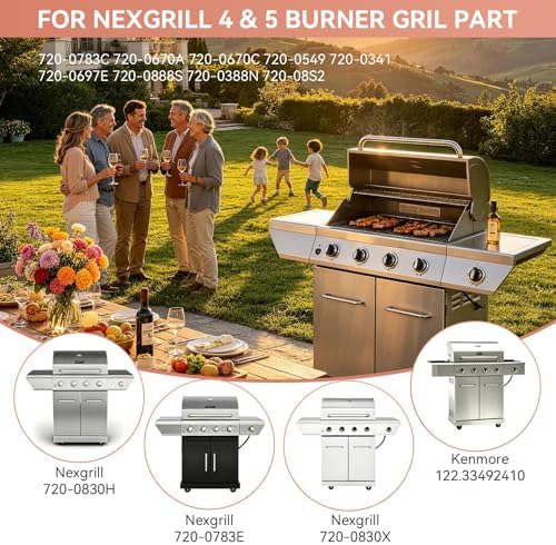 720-0888N Replacement Parts Kit for Home Depot Nexgrill 4/5 Burner 720-0888 - Image 2