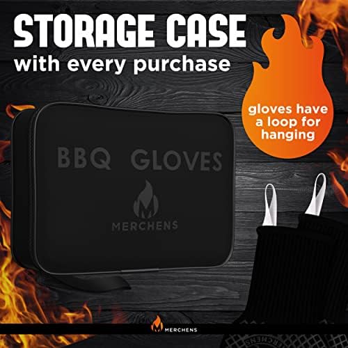 BBQ Grill & Oven Gloves 1472°F Heat Resistant | Storage Case & Gift Box - Image 5