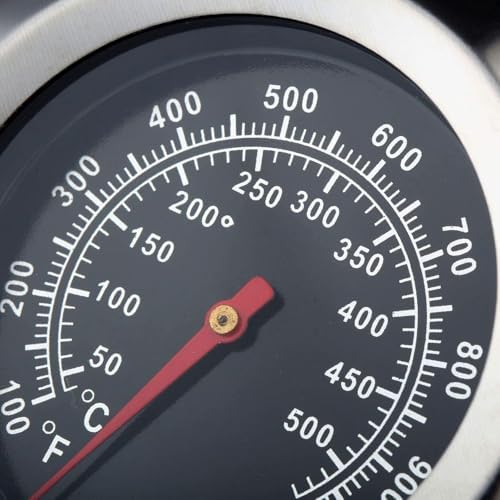 2PCS 3" Face 1000F Charcoal BBQ Thermometer,2PCS Barbecue Temperature Gauge - Image 6