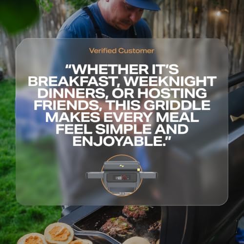 Current® Model G Smart Electric Griddle, Flat Top, Onyx - Image 6
