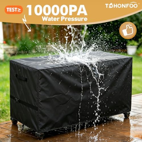 Outdoor Prep Table Cover 48 x 30 x 35in, Compatible with Grill Cart - Image 3