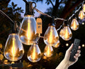 100FT Outdoor String Lights Waterproof, 36+1 Shatterproof S11 LED Bulbs, Extra Long Patio Lights for Outside, Bistro Cafe Decor, Backyard Garden Hanging Lights, Outside Fence Light String by Unknown