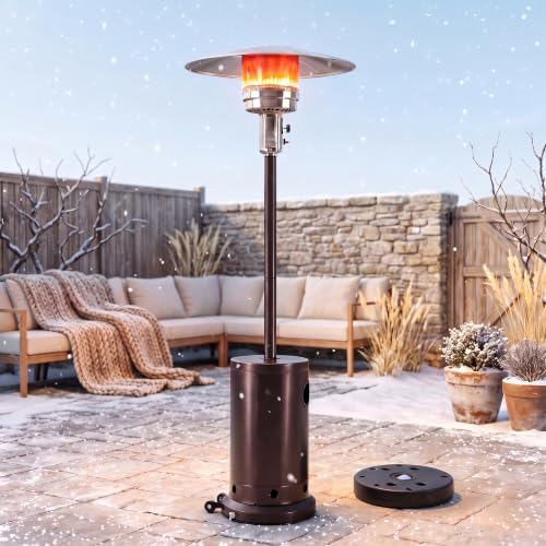NEWBULIG 48,000 BTU Propane Patio Heater with Sandbox for Outdoor Use by NEWBULIG