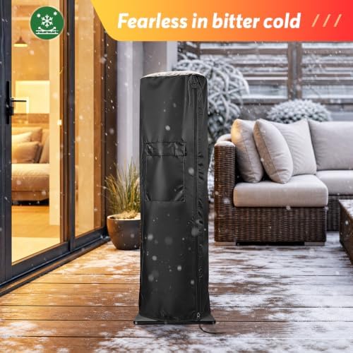 Patio Heater Covers for HETRAROOT 42 Inch Heater - 9"Dx6"Wx44"H - Image 5