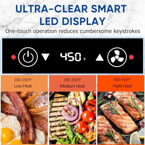 Indoor Grill CUSIMAX Electric Smokeless Grill Portable Korean BBQ, Blue - Image 3