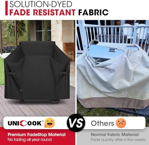 Unicook Grill Cover for Outdoor Grill 48 Inch, Heavy Duty Waterproof - Image 4