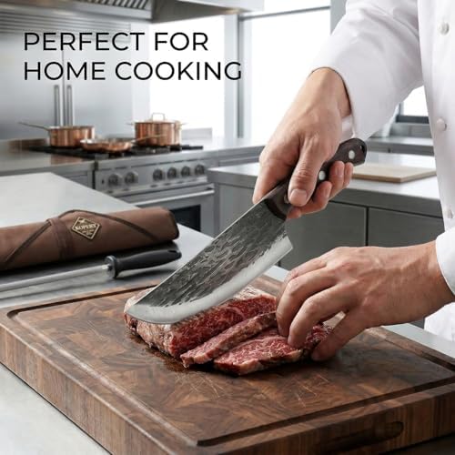 KOFERY Damascus Butcher Knife Set for Pit Master & Brisket Carving - Image 7